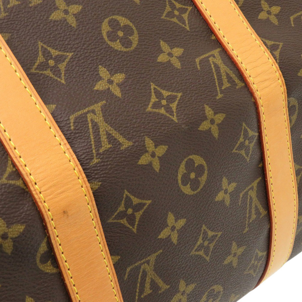 LOUIS VUITTON Brown Monogram Keepall 50 Boston Bag - Picture 9 of 10